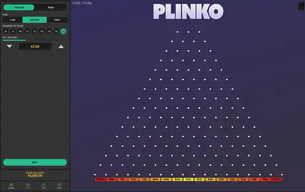1win Plinko online