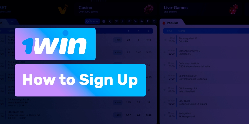 1win Sign Up in Games